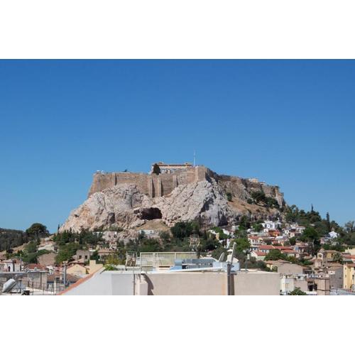 Avra - Premium Acropolis view - Family bedroom