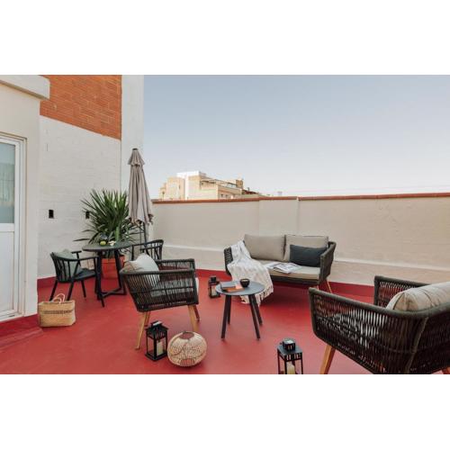 Balat - 2 bedrooms and terrace in Eixample Dreta