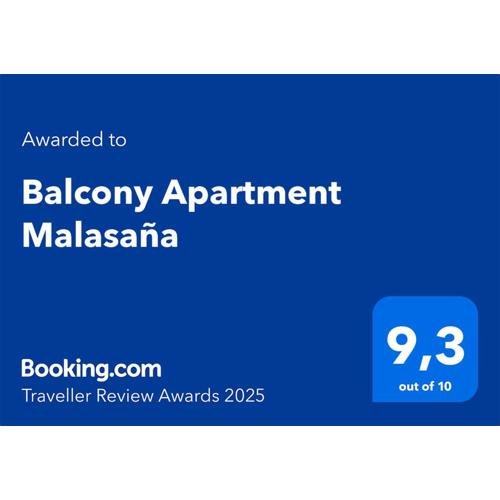 Balcony Apartment Malasaña