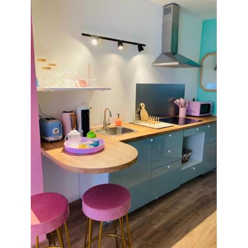 Barbapappart - Un studio coloré dans le centre de Rouen