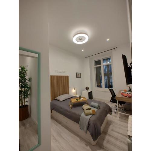 Barcelona habitación con comodidad y zonas compartidas Gran Vía-Madrid SBE103