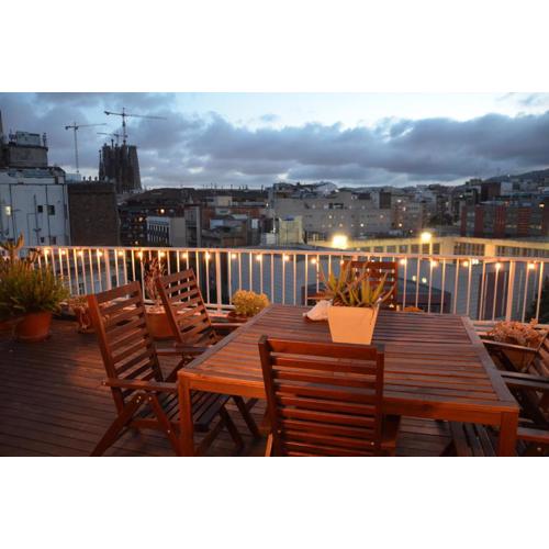 Barcelona sunny terrace