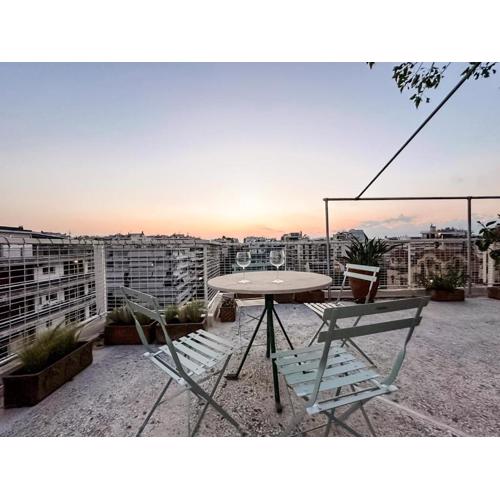 Beach rooftop Athens Riviera
