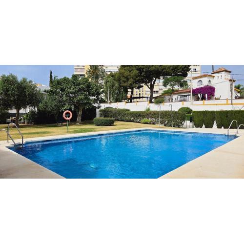Beach Santa Ana, pool, 2 free parking, WiFi, 3 bedrooms, for 6-7 people, large terrace with Sea view