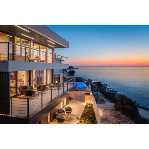 Beachfront Villa Punta Planka with Pool