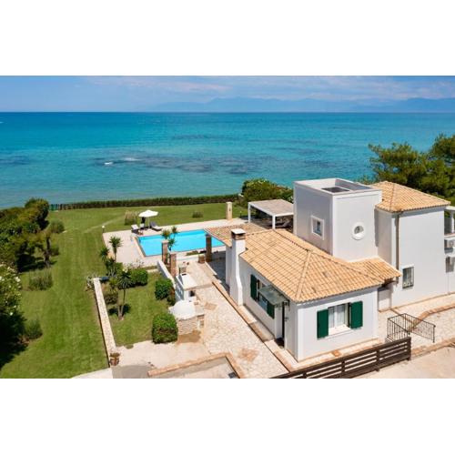 Beachfront Villa Victoras - With private beach