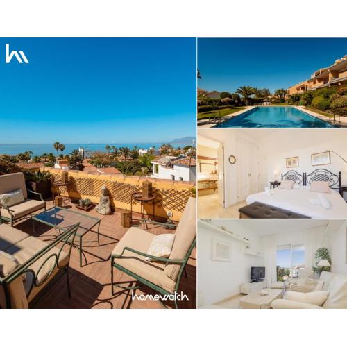 Beautiful beachside duplex apartment with amazing sea views