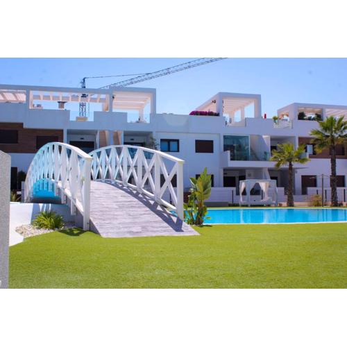 Beautiful Condo in Laguna Beach Resort overlooking Laguna Rosa In Torrevieja With 2 Bedrooms and 2 Bathrooms