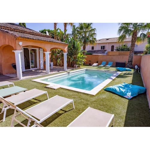 Belle Villa, Piscine, climatisée, jardin