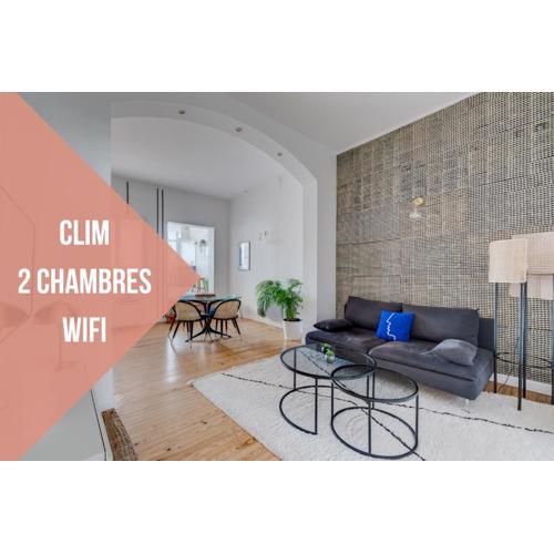 Bleu Klein - climatisation, wifi, calme
