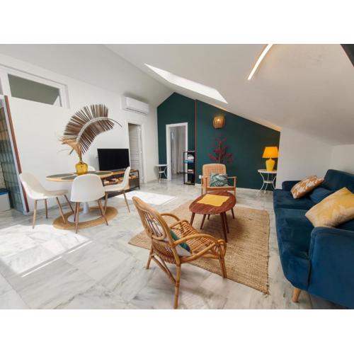 Blue Glass Penthouse in Marbella city center