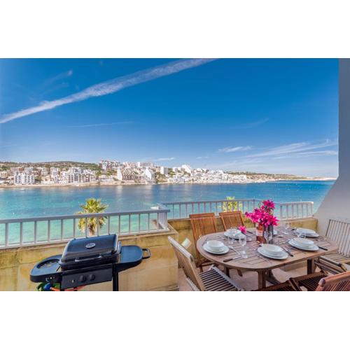 Blue Harbour Seafront 3 bedroom apartment, with spectacular sea views from terrace - by Getawaysmalta