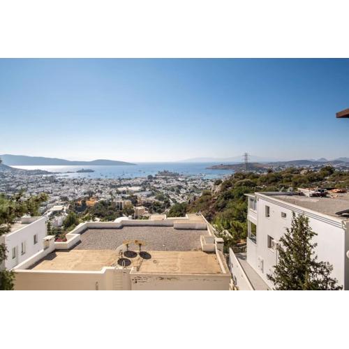 BODRUM BURCU RESIDENCE, Magnificent Sea View, Cozy, Free Otopark, Free Wifi