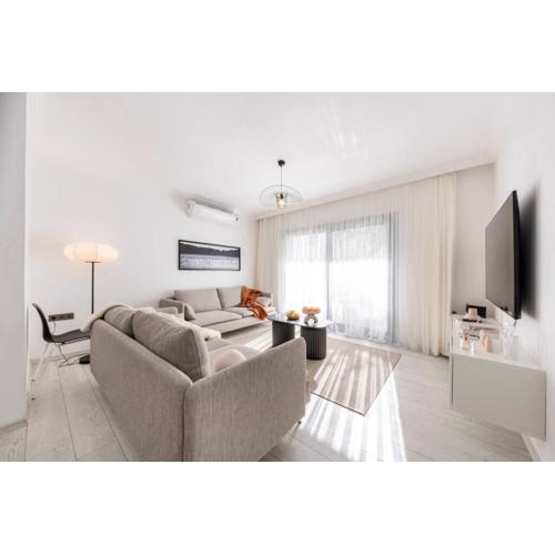 Bodrum Center 2 Bedroom Ground Floor Calm Modern Flat - Yeni Dünya Bodrum