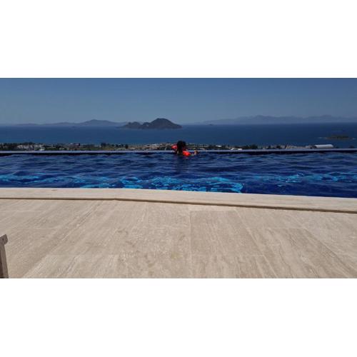 Bodrum eaSon Villa & House 350m2 Full Sea View with Private Infinity Pool