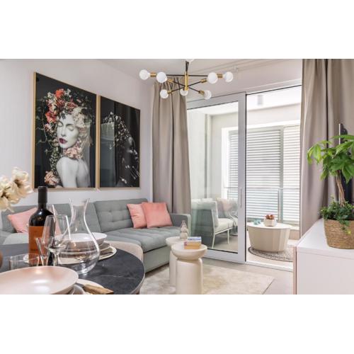 Boutique Soft Tones with Balcony and Secured Garage