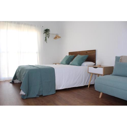 Brand new studio with terrace and BBQ close to city center