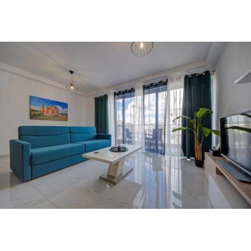 Brand-New Stylish Seaside Escape in Qawra, Steps from the Sea