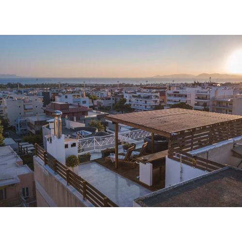 Bright 3bdr Apt with Roofgarden, Jacuzzi