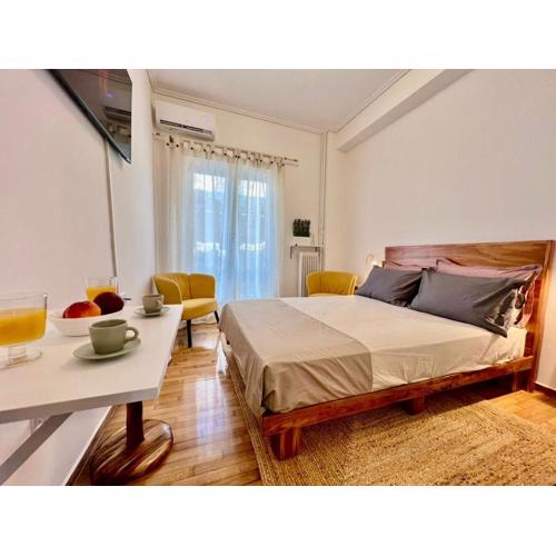 Bright and stylish Acropolis studio