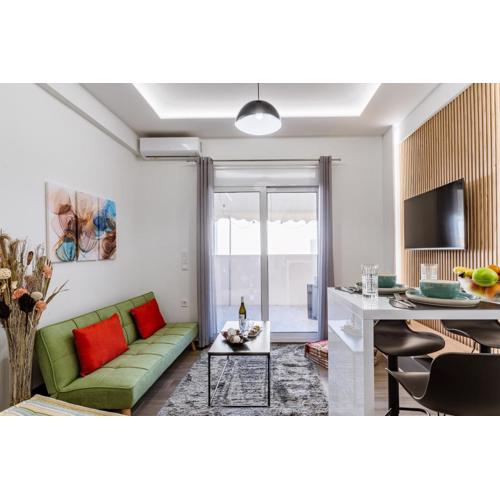 Bright Apartment in Athens City Center 2 Bedrooms with Terrace