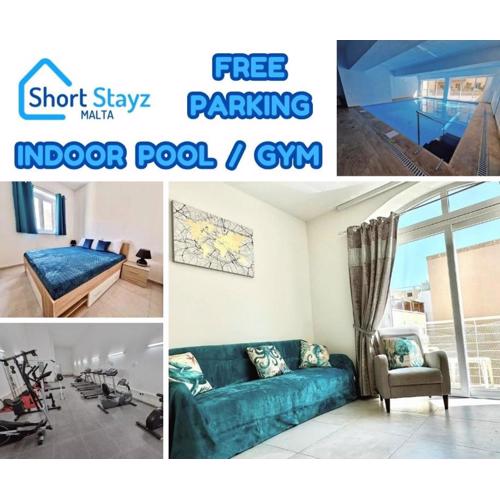 Bright & Central with Parking, Indoor Pool & Gym