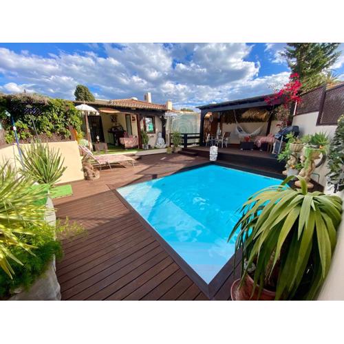 Bungalow Aloha, Piscina Privada, Playa y Barbacoa