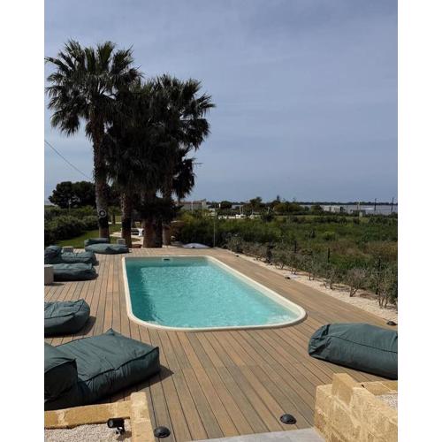 Casa B, Room 3 - mit Pool - at Lagoon - Lo Stagnone Kite Spot - Palm Kite Paradise