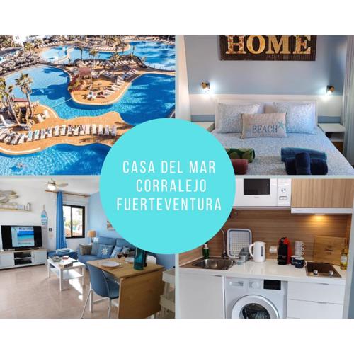 Casa del Mar Air-conditioned Apartment with Swimming Pools - Corralejo Playa