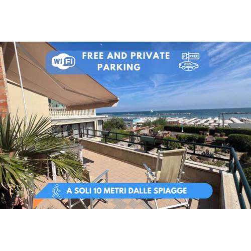 Casa ElleBi fronte spiaggia con posto auto gratuito