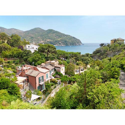 Casa glicine sul mare