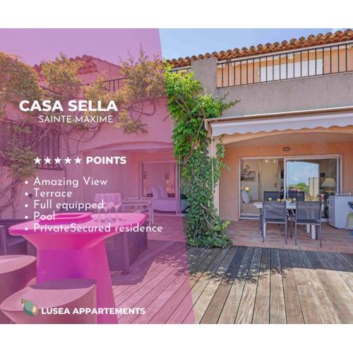 CASA SELLA Beautiful terrace with Sea View