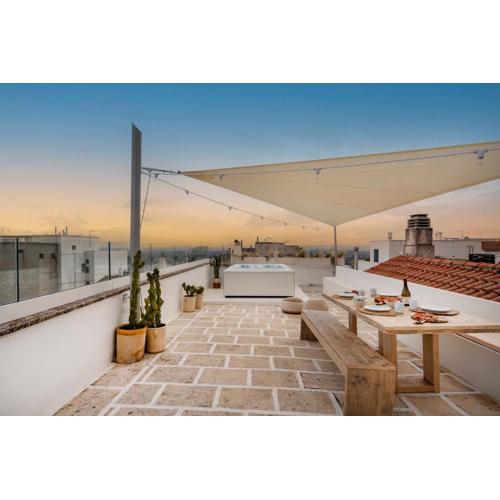 Casa u Bùrie, casa design con terrazza panoramica e jacuzzi