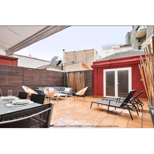 Catalonia Square Terrace & 5 bathrooms 5BD-5BTH