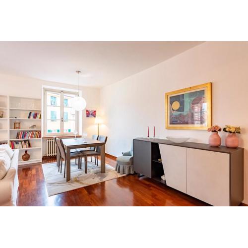 Cavour 9 apartment 2b 2b 100mq with private garage, in center of Rapallo, Wifi, Air Conditioned
