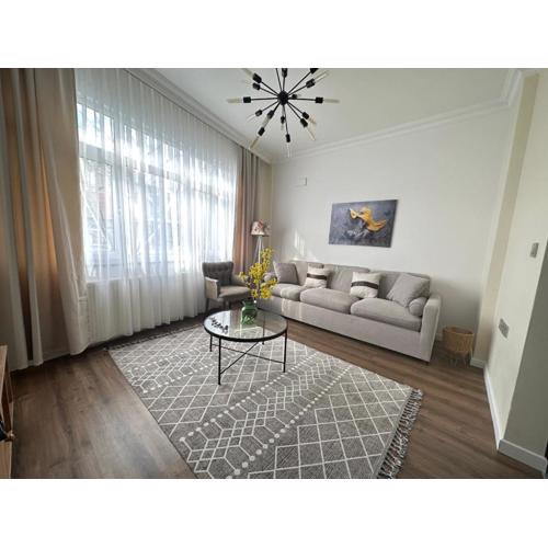 Center of city in Beşiktaş 2 plus 1 with 2 Bathroom and 3 Air Conditioner