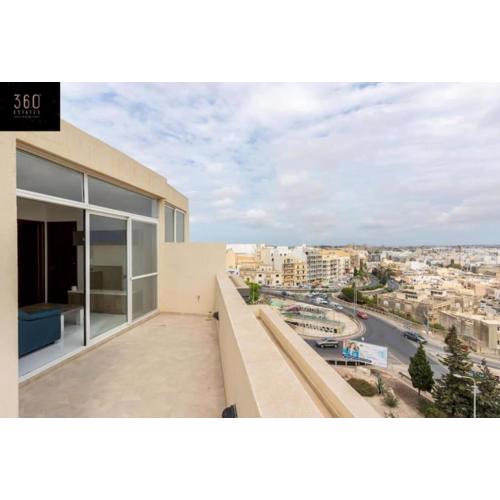 Central & Spacious Penthouse w/ 1BR + City View by 360 Estates