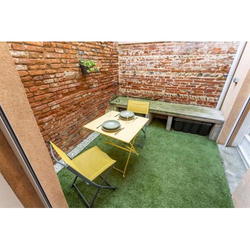 Centre ville au calme-Terrasse-parking-