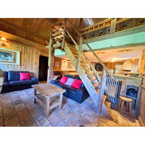 Chalet de charme 14 pers. au pied des pistes avec parking, sauna et wifi - FR-1-452-108