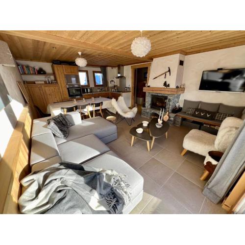 Chalet familial idéal 2 familles nombreuses Ski aux pied 12 pers Plagne Soleil