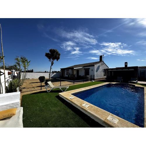 Chalet with pool in Roche