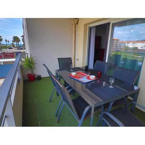 Charmant 2 pièces avec clim, parking et piscine, à 300m de la plage - Sète - FR-1-472-189