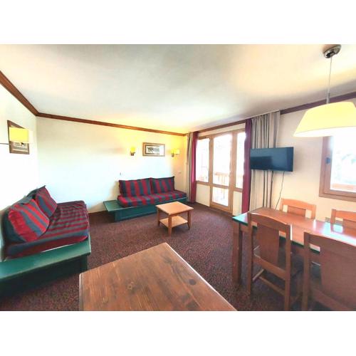 Charmant appart ski aux pieds, 3 pièces à Plagne Soleil pour 7 pers, balcon, proche commerces - FR-1-351-209