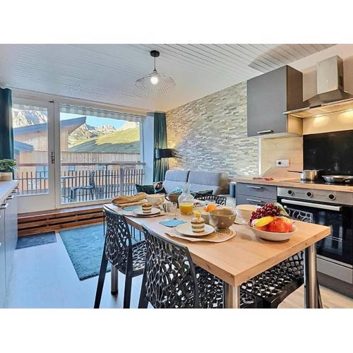 Charmant appartement de 30m² avec balcon, au pied des pistes, pour 4 personnes - FR-1-411-874