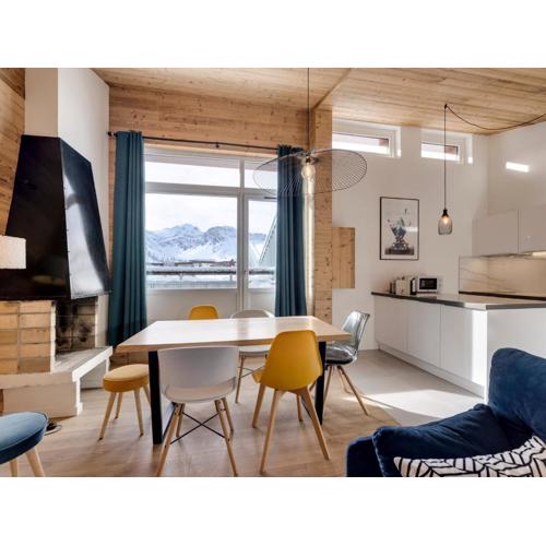 Charmant apt rénové 6 pers, proche pistes & commerces, balcon, Wifi, casier à skis - FR-1-502-591
