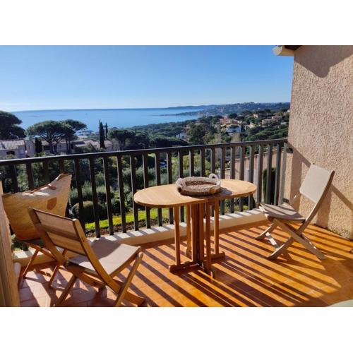 CHARMANT STUDIO AVEC TERRASSE et VUE MER EXCEPTIONNELLE