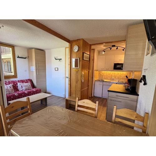 Charmant studio divisible ski-in/ski-out avec balcon et animaux admis - FR-1-181-2129
