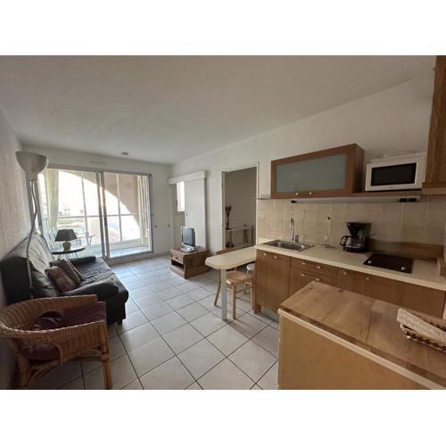 Charmant T2 avec loggia, proche plage, résidence avec piscine - FR-1-472-209