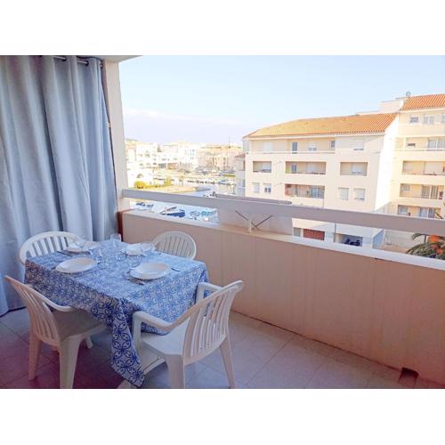 Charmant T2 cabine à Sète avec loggia et parking privé - FR-1-338-450