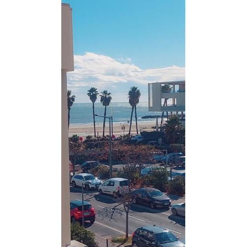 Charmant T2 Les Plages Dorées vue mer + parking
